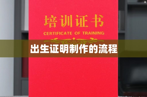 崖州出生证明制作的流程