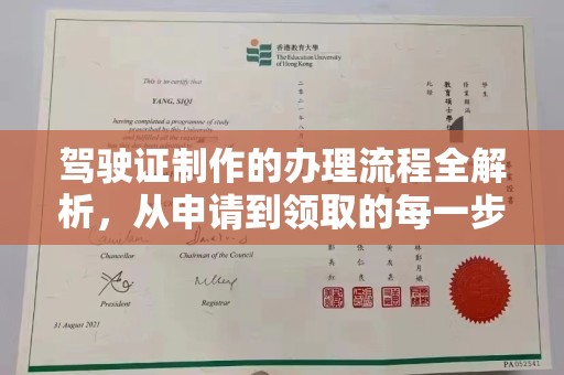 崖州驾驶证制作的办理流程全解析，从申请到领取的每一步