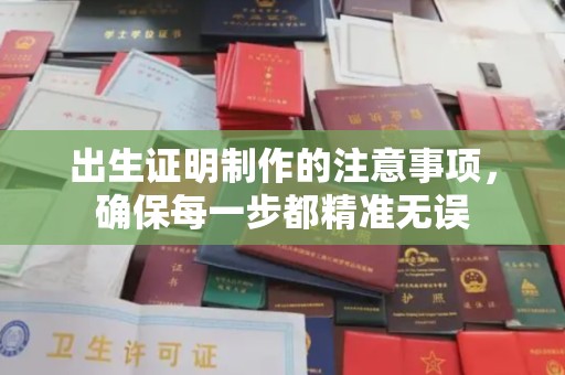 崖州出生证明制作的注意事项，确保每一步都精准无误