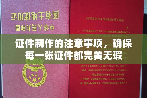 崖州证件制作的注意事项，确保每一张证件都完美无瑕