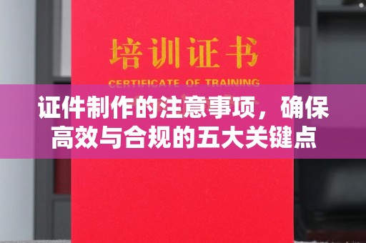 崖州证件制作的注意事项，确保高效与合规的五大关键点