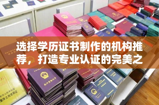 崖州选择学历证书制作的机构推荐，打造专业认证的完美之选