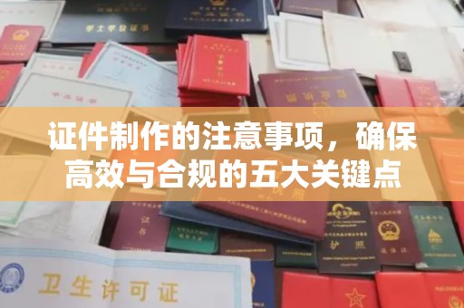崖州证件制作的注意事项，确保高效与合规的五大关键点