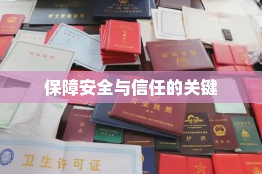 崖州保障安全与信任的关键