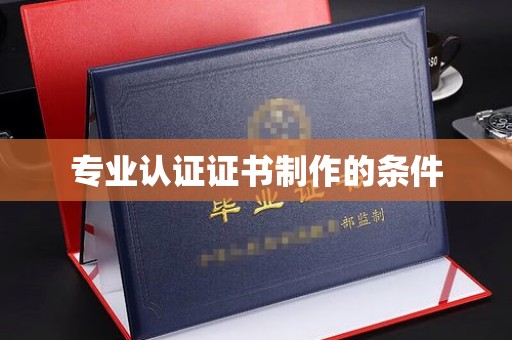 崖州专业认证证书制作的条件