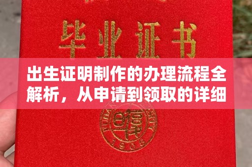 崖州出生证明制作的办理流程全解析，从申请到领取的详细指南