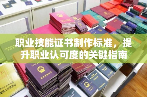 崖州职业技能证书制作标准，提升职业认可度的关键指南