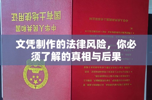 崖州文凭制作的法律风险，你必须了解的真相与后果