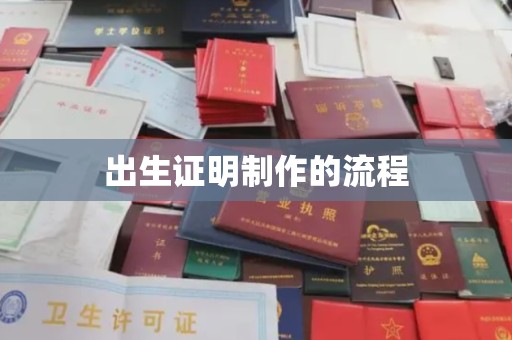 崖州出生证明制作的流程
